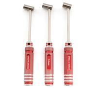 Musiclily Pro Hardened Steel 3Pcs 6.35mm 7mm 8mm Hex Socket Wrench Driver