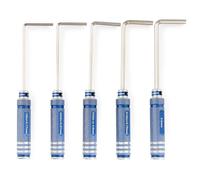 Musiclily Pro Hardened Steel 5Pcs Allen Keys Hex Wrenches Set for Guitar Bass Truss Rod Adjustment