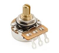 Musiclily Pro HD A1M Pot Brass Short Split Shaft 1/4 Inch Audio Taper Potentiometer for Electric Guitar Bass