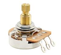 Musiclily Pro HD A250K Full Brass Metric Coarse 18-Spline Split Shaft Pot Audio Taper Potentiometer for Electric Guitar Bass