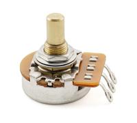 Musiclily Pro HD A500K Pot Brass Metric Solid Short Shaft 6.5mm Audio Taper Potentiometer for Electric Guitar Bass