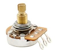 Musiclily Pro HD B1M Full Brass Metric Coarse 18-Spline Split Shaft Pot Linear Taper Potentiometer for Electric Guitar Bass