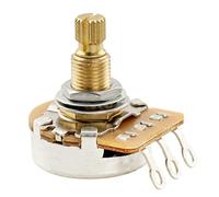 Musiclily Pro HD B250K Full Brass Metric Coarse 18-Spline Split Shaft Pot Linear Taper Potentiometer for Electric Guitar Bass