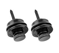 Musiclily Pro Heavy Duty Guitar Strap Locks Security Straplocks System for Fender Strat/Tele Electric Guitar or Bass, Black(Set of 2)