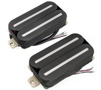 Musiclily Pro HH-DJRC Ceramic Rail Blade Humbucker Neck Bridge Pickups Set 8K/14.5K for Electric Guitar, Black