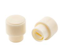 Musiclily Pro Inch Size Guitar Telecaster Barrel Switch Tips 3-Way Pickup Selector Switch Knobs for USA Fender Tele Style, Aged White (Set of 2)