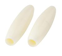 Musiclily Pro Inch Size Plastic Guitar Stratocaster Tremolo Arm Tips Whammy Bar Knobs for USA/Mexico Strat Style, Aged White (Set of 2)