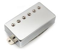 Musiclily Pro LP-CBLA Alnico 5 Covered Humbucker Neck Pickup 7.8K for LP Style Electric Guitar, Chrome