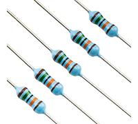 Musiclily Pro Metal Film Precision Resistor 150Kohm 1% 250mW for Electric Guitar Bass Wiring Mods (Set of 50)