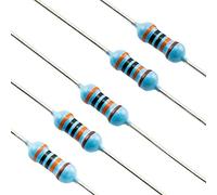 Musiclily Pro Metal Film Precision Resistor 300Kohm 1% 250mW for Electric Guitar Bass Wiring Mods (Set of 50)