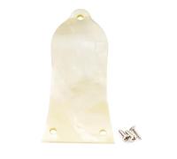 Musiclily Pro Natural Mother of Pearl 3-Hole Guitar Truss Rod Cover for China Made Epiphone Les Paul, Gold Pearl