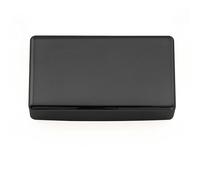 Musiclily Pro No-Hole Sealed Nickel Silver Alloy Humbucker Pickup Cover for Electric Guitar, Black