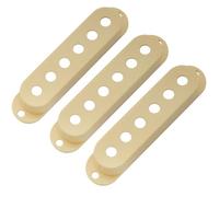 Musiclily Pro Plastic Guitar Single Coil Pickup Covers Cream 3Pcs