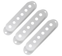 Musiclily Pro Plastic Guitar Single Coil Pickup Covers White 3Pcs