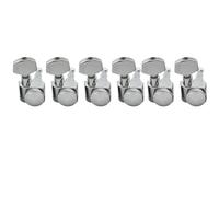 Musiclily Pro R15T-03 6 inline 2-pins Guitar Locking Tuners Set Chrome