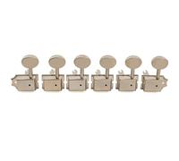 Musiclily Pro R18T-11 Lefty 6 inline 18:1 Semi Closed Vintage Tuners Nickel