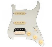 Musiclily Pro-SE ST-HSS-60SE Pre-wired Guitar Pickguard 3Ply Aged White | with Alnico 5 Pickups 5-Way Switch, for Strat Style Electric Guitar