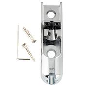Musiclily Pro Single Individual String Lock-Down Bass Bridge for Electric Bass, Chrome