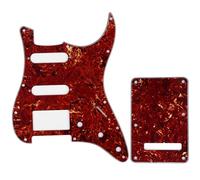 Musiclily Pro SSH 11 Hole ST Pickguard and BackPlate Set Vintage Tortoise