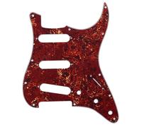 Musiclily Pro SSS 11-Hole ST Guitar Pickguard 4Ply Vintage Tortoise | for Fender USA/Mexican Made Standard Strat Modern Style