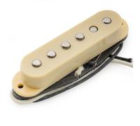 Musiclily Pro ST-50S Staggered Alnico 5 Single Coil Bridge Pickup 7K for Strat Style Electric Guitar, Cream