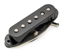 Musiclily Pro ST-50S Staggered Alnico 5 Single Coil Bridge Pickup 7K for Strat Style Electric Guitar, Black