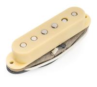 Musiclily Pro ST-60S Staggered Alnico 5 Single Coil Bridge Pickup for Strat Style Electric Guitar, Cream
