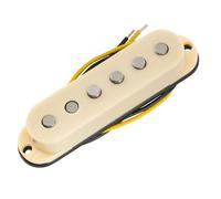Musiclily Pro ST-60SE Staggered Alnico 5 Single Coil Bridge Pickup for Strat Style Electric Guitar, Cream
