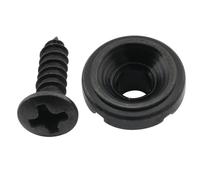 Musiclily Pro Steel Vintage Round Telecaster String Guide Retainer Tree for Tele Style Electric Guitar, Black