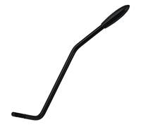 Musiclily Pro UNF #10-32 Steel Thread Tremolo Arm 4.8mm Whammy Bar for USA Fender Strat Style Electric Guitar, Black with Tip