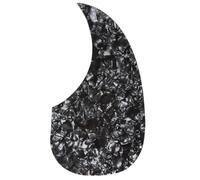 Musiclily Self Adhesive Teardrop Acoustic Guitar Pickguard for Martin D28 Style guitar,Black Pearl