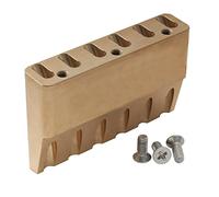 Musiclily Ultra 54mm (2-1/8 inch) Full Solid Brass Bridge Block 42mm Tall