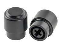 Musiclily Ultra Universal Vintage Guitar 3-Way Switch Tips Black 2Pcs | Barrel, Pickup Selector Lever Knobs, for Fender Squier Tele Style Electric Guitar