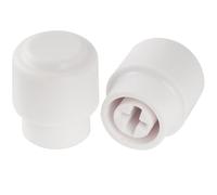 Musiclily Ultra Universal Vintage Style Guitar 3-Way Barrel Switch Tips Pickup Selector Lever Switch Knobs for Fender Squier Tele Style Electric Guitar, White (Set of 2)