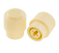 Musiclily Ultra Universal Vintage Style Guitar 3-Way Barrel Switch Tips Pickup Selector Lever Switch Knobs for Fender Squier Tele Style Electric Guitar, Cream (Set of 2)