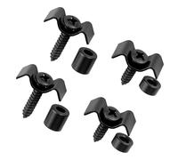 Musiclily Vintage Guitar String Trees String Guides Retainers for Strat Tele Style Electric Guitar, Black(Set of 2)