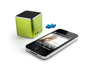 MusicMan Portable Mini Bluetooth Speaker, Wireless Soundstation, Supports MicroSD Cards, Compact Mobile Audio Speaker for Smartphone, Tablet, Laptop, BT-X2 (Green)