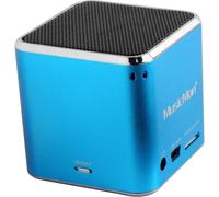 MusicMan TXX3527 Mini Wireless Soundstation Speaker MP3 Player, Bluetooth - Blue