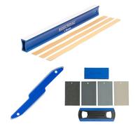 MusicNomad 11 pc. Guitar Fret Leveling Kit, Luthier & Tech Fret Level Beam, Crowning File & Polish Set (MN872)