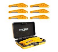 MusicNomad 6 pc. Electric Guitar Diamond Coated Nut File Set - Light S