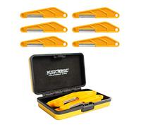 MusicNomad 6 pc. Electric Guitar Diamond Coated Nut File Set - Light Strings (.010”, 013”, 017”, 028”, 036”, 046”) (MN668)