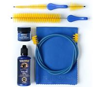 MusicNomad 6 pc. Premium Trumpet (Cornet) Cleaning & Care Kit (MN770) | Complete Trumpet & Cornet Care with Cleaner, Lubricants, Brushes, Cloth and Storage Bag
