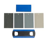 MusicNomad 6 Piece Tracers Fret Finishing Kit MN860 | Polish Frets After Crowning, Dressing or Beveling