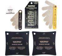 MusicNomad MN604 Precision 6 Piece Guitar Setup Gauge Tool Set - Plus