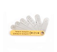 MusicNomad Precision Nut Height Slotting Gauge Tool (MN601), Silver