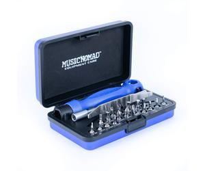MusicNomad Premium 26 PC. Guitar Tech Screwdriver & Wrench Set MN229