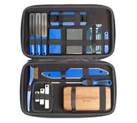 MusicNomad Premium Guitar Tech Fret Tool Set - 18 pcs. for leveling, crowing, beveling, polishing (MN880)
