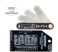 MusicNomad Truss Rod Gauge & String Action Gauge Combo Bundle - MN600 + MN602 Shrink-wrapped Together