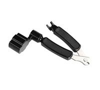 MusicOne Black 3 in 1 Multifunction Guitar String Winder String Cutter Pin Puller, ¡