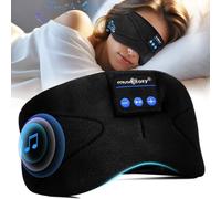 Musicozy Sleep Headphones, Bluetooth 5.4 Sleep Mask Headphones for Side Sleepers,Soft Eye Mask with Headphones for Sleeping/Travel/Relaxation,Gifts for Men Women Teens